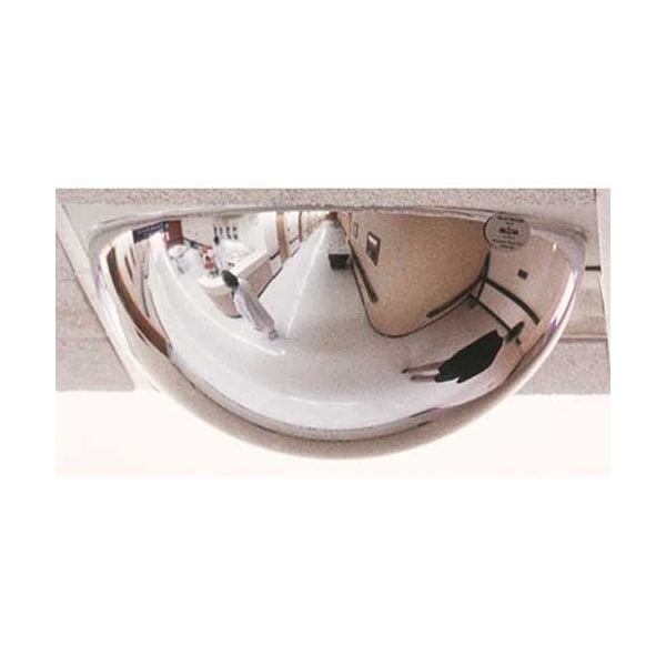 360-Degree Full Dome T-Bar Mirror, 24 Diameter, 2' x 2' Drop-In Panel